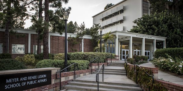 Logo for the UCLA Luskin School Department of Urban Planning