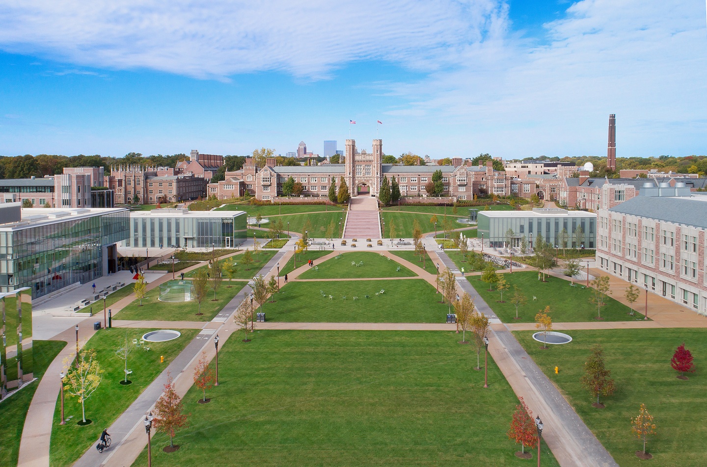 Washington University Campus in Saint Louis, Missouri.