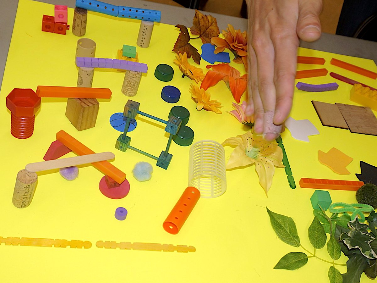 A model a teacher made of her redesigned parking lot at Rosewood Urban Planning and Design Magnet School.